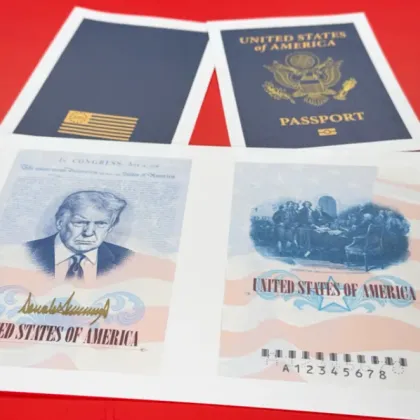 САЩ пускат юбилейни паспорти с портрета на Доналд Тръмп