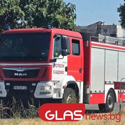 Камион избухна в пламъци на Околовръстното на Пловдив