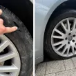 Шофьорка спука две гуми в дупки в Плевен: Кой ще плати щетите? СНИМКИ