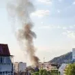 Гъст черен дим се издигна над Кючука, пожар разтревожи пловдивчани СНИМКИ