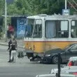 Катастрофа между трамвай и кола в София