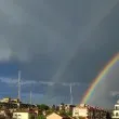 Градушка унищожи "всичко" в Софийско, в Търново - двойна дъга СНИМКИ
