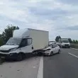 Кола се вряза в камион на АМ Тракия край Пловдив СНИМКА