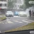 Кола пламна в движение в центъра на Пловдив
