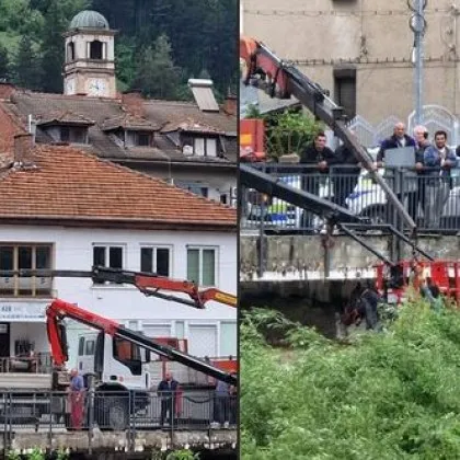 Полетяха във въздуха: вижте как спасиха конете, блокирани в бушуващата река Вит СНИМКИ