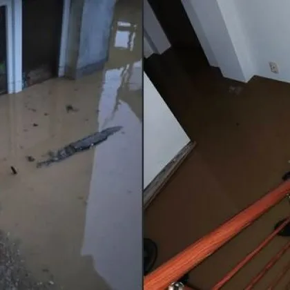 Потърпевша от бедствието: Окъмнахме във вода, реката е излязла от коритото СНИМКИ