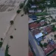 Апокалиптични гледки! Показаха водното бедствие в родно село СНИМКИ