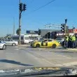 Катастрофа с патрулка в София, има щети СНИМКИ