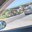 Цистерна се обърна на пътен възел "Скобелева майка" в Пловдив СНИМКА