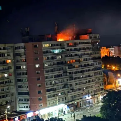 Дрон се разби в жилищен блок в Румъния, има пострадали