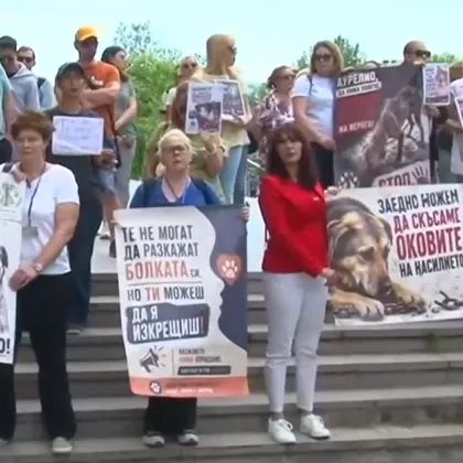 Протест в Бургас настоява за работеща зоополиция