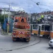 Два трамвая се сблъскаха край Централна гара в София СНИМКИ
