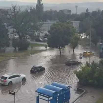 Мощна буря наводни части от Благоевград Улици в града буквално