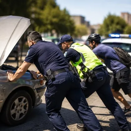 &bdquo;Не ме подминаха": Полицаи и непознат спасиха шофьорка в беда край Пазарджик
