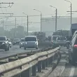 Автобус се запали на Аспаруховия мост във Варна