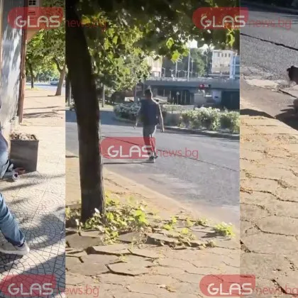 "Зомби" от фентанил в центъра на Пловдив: Човек се строполи на земята ВИДЕО