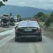 Секунди от трагедия край София: Шофьор изпреварва на сляпо и разчита другите да го пазят ВИДЕО