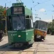 Трамваи се сблъскаха в столицата ВИДЕО+СНИМКИ