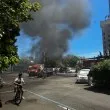 Извънредно: Голям пожар в района на хотел в Слънчев бряг
