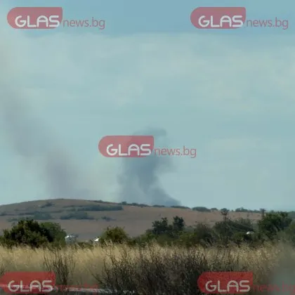 Пожар е избухнал в Пловдивско алармират читатели на GlasNews Сив дим