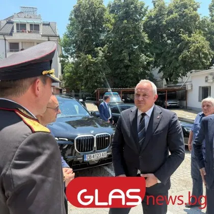 Пред журналисти в Пловдив при представянето на обновената с европейски