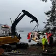 Хеликоптер на брегова охрана падна по време на учение в Аляска