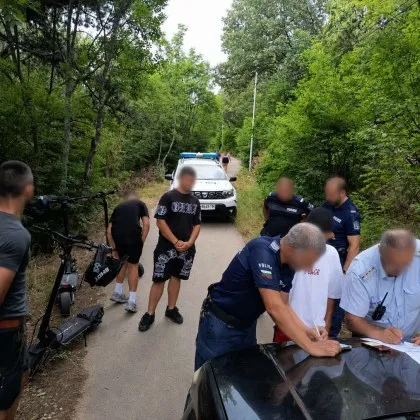 17 водачи на тротинетки са глобени при специализирана полицейска операция в