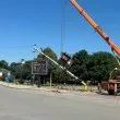 Авария в София! Килна се огромен стълб СНИМКА