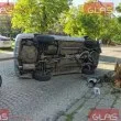 Курсист обърна учебна кола, има пострадал