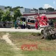 В Пловдив кацна въздушната линейка с пострадалата от катастрофата на АМ Тракия СНИМКИ