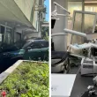 Кола разби витрина и се вряза в стоматологичен кабинет в София СНИМКИ