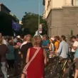 "Време е за свобода": Първи протест срещу кабинета "Радев" в София