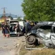 Шофьор е в болница след сблъсъка в Божурище ВИДЕО