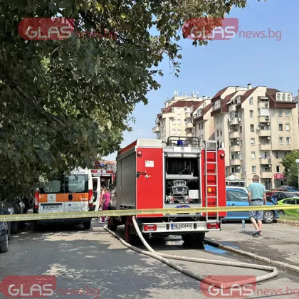 Жена е с опасност за живота след пожар в апартамент във Варна
