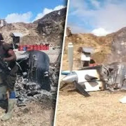 Американски пилот беше убит а цивилен самолет опожарен при въоръжено