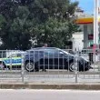 Кола излетя на трамвайните релси в София - на същото място, където джип уби лекар в автобус