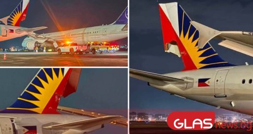 Самолет Boeing 787-9 Dreamliner на авиокомпанията Saudia е ударил опашката