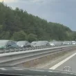 Лека катастрофа предизвика голямо задръстване на "Тракия" ВИДЕО