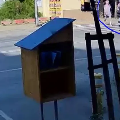 Шофьор погази предимството на момиченце, пресичащо с вдигната ръка на "зебра" ВИДЕО