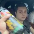 Арестуваха младежа, заснет да шофира докато вдишва от флакон с райски газ в Пловдив