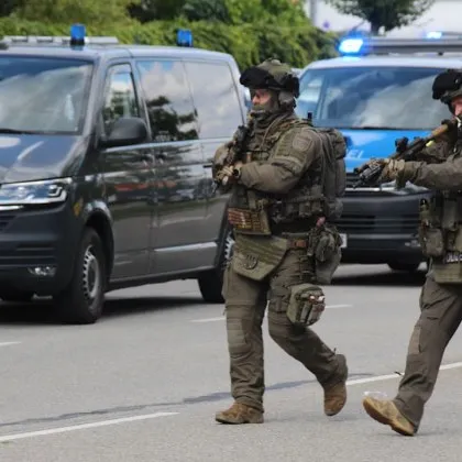 Заложническа драма в банка в Германия завърши със смърт, нападателят е задържан