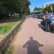 Моторист подкара в насрещното по велоалея в Пловдив и разпали дебат ВИДЕО