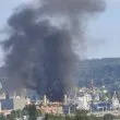 Огромен пожар край Аспаруховия мост! Гъст черен дим се издига над Варна ВИДЕО