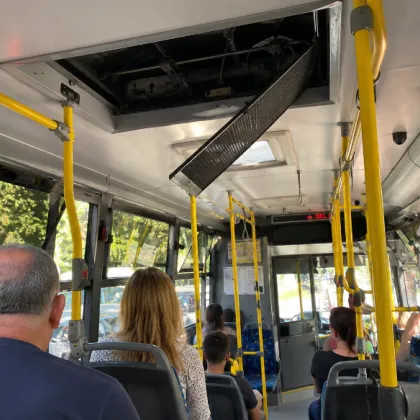 Непоносима жега посреща пътниците в автобус в Пловдив