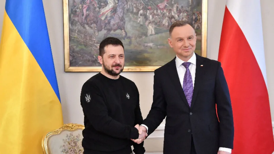 Зеленски е на визита в Полша