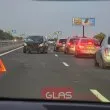 Катастрофа блокира АМ &bdquo;Тракия": Автомобил се завъртя наобратно, колоната расте СНИМКИ