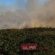 Първо ВИДЕО от дрон показва мащаба на пожара в Брезовско