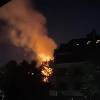 Пожар избухна в изоставена къща до бензиностанция в София ВИДЕО