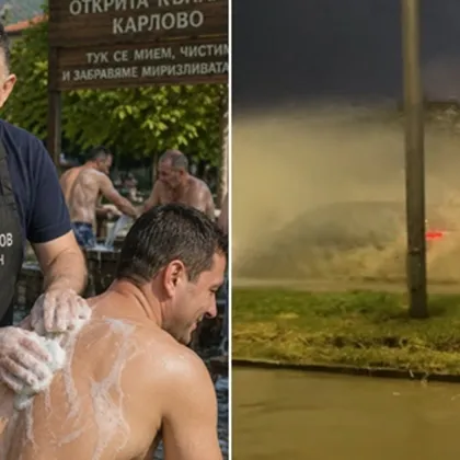 Спряха водата в Карлово 11 часа по-рано от обявеното, Околовръстното се превърна в река ВИДЕО+СНИМКИ