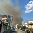 Голям пожар в София: Гъст дим се издигна над &bdquo;Левски Г", огънят се разгоря отново СНИМКА